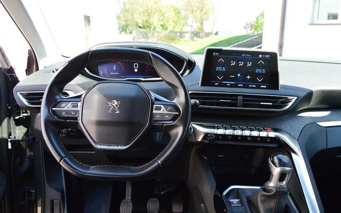 Peugeot 3008 cena 72900 przebieg: 85000, rok produkcji 2017 z Lipno małe 79